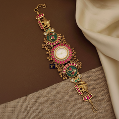 Jadau Emerald Stone Watch - BG00641