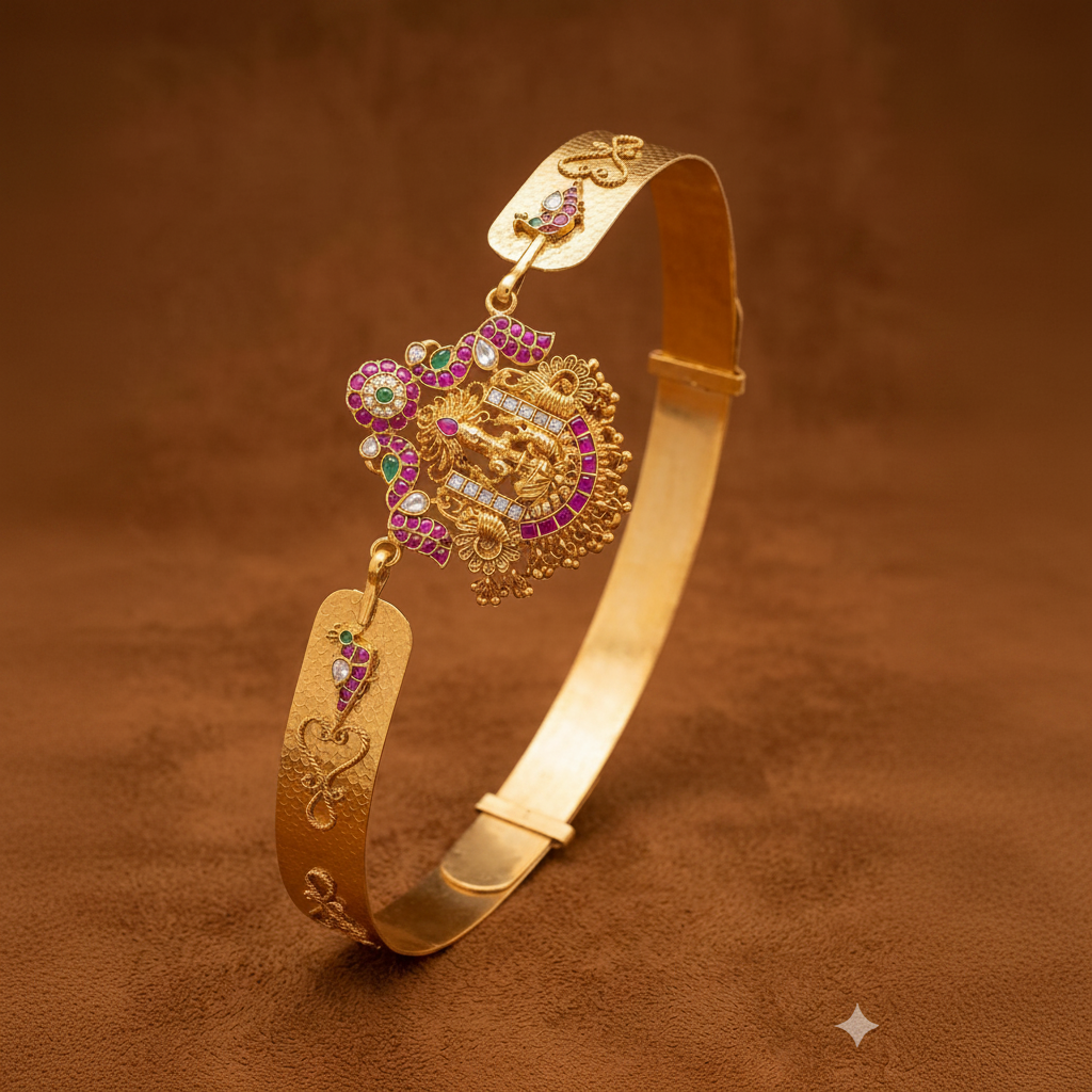 Jadau Nakshi Lakshmi Waist belt - WB0026