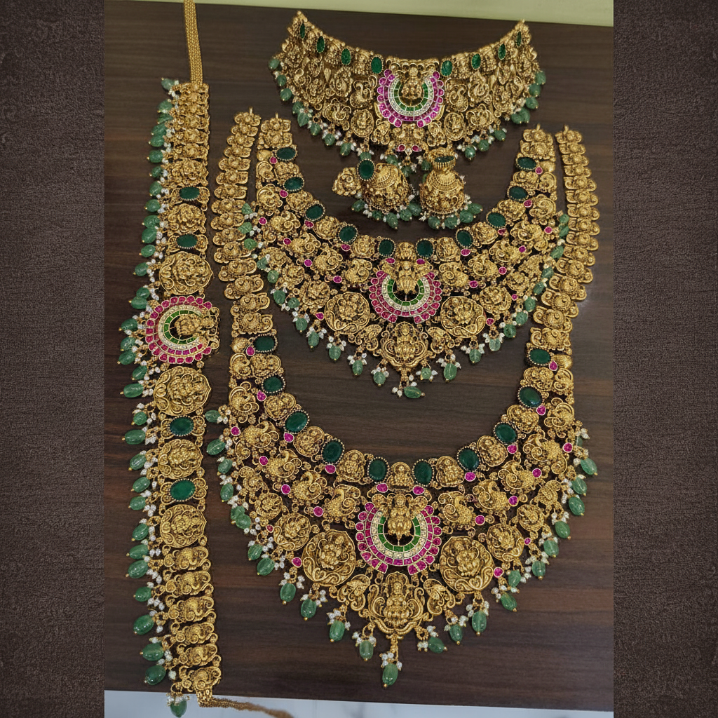 Jadau Mega Bridal Set -