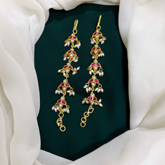 Flower Ruby and Rice pearl Matilu - MT0020
