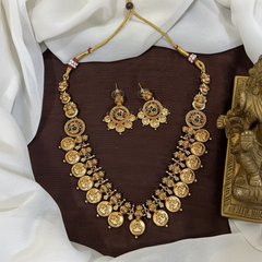 Kaasu Necklace With Earrings - NN00928