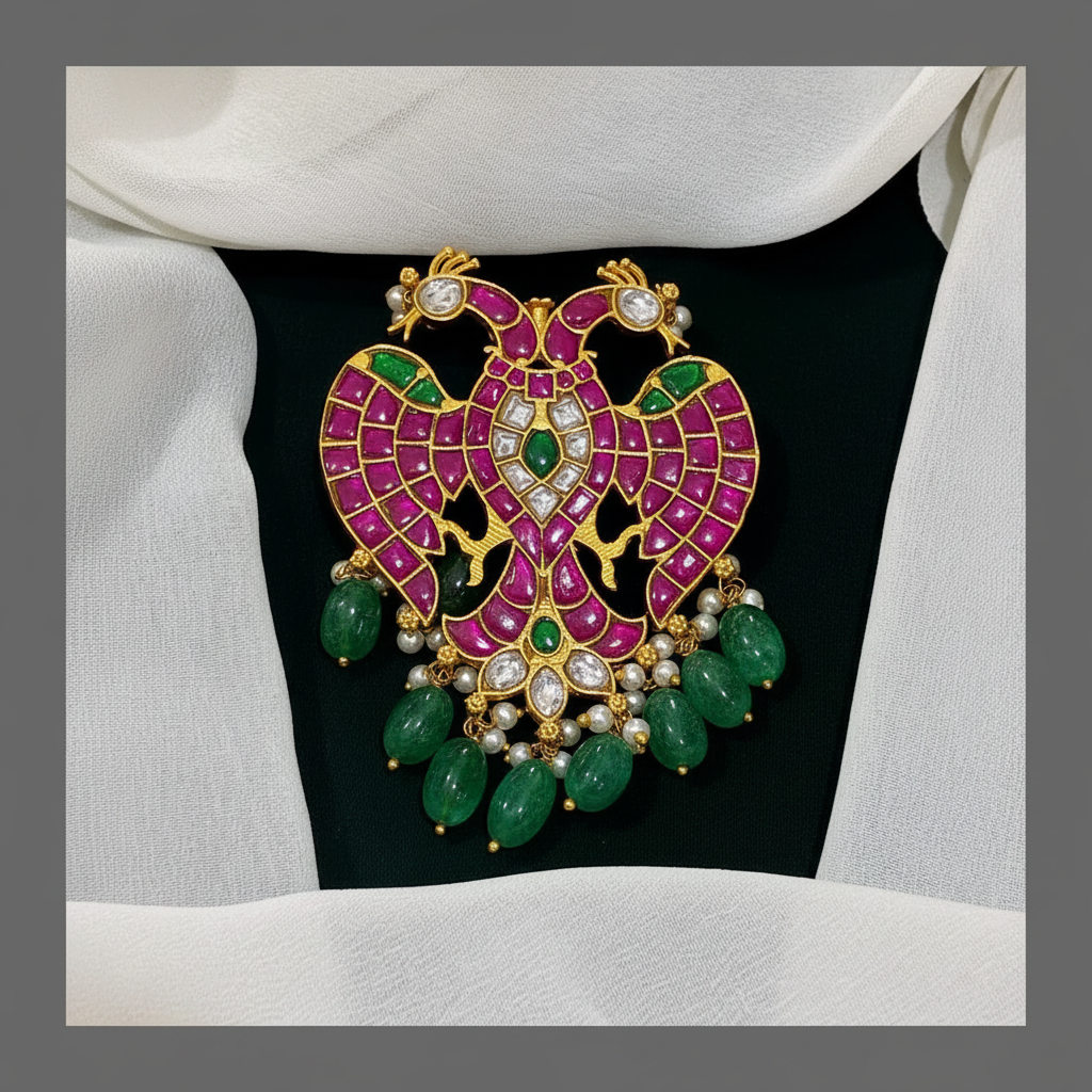 Gandaberunda Pendant Gold Replica - KP0097