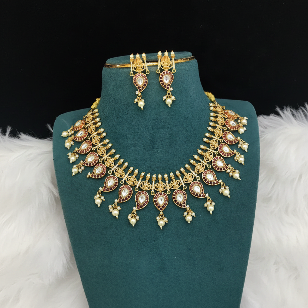 Kempu Mango With Pearl - NN00850