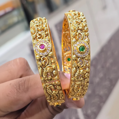 Beautiful Peacock Bangles - BG00181