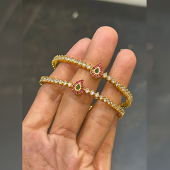 Mango CZ stone Bangles - BG00635