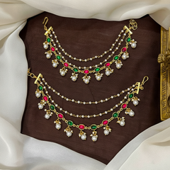 Jadau Pearl Hanging Layer Maatil - MT00107