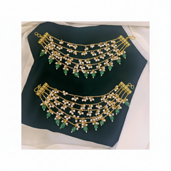 5 layer pearl Matilu with Emeral and white small pearl - MT009