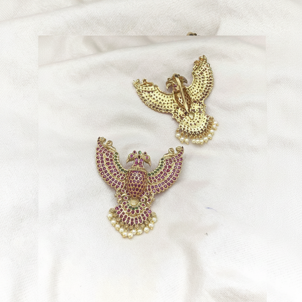 Kempu Gandaberunda Pendant - NP00106