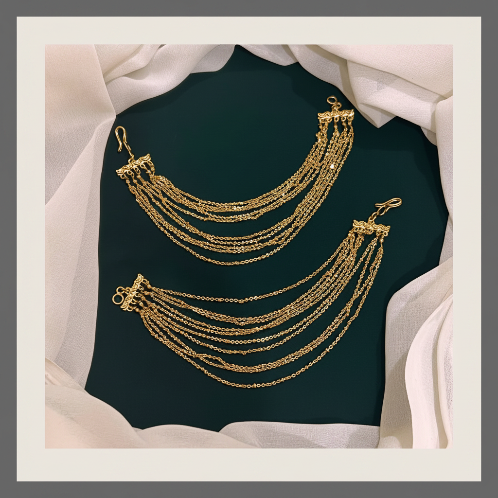 10 Layer Gold Chain Matilu - MT0081