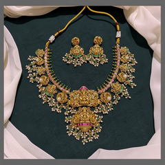 Beautiful Lakshmi Kundan Necklace - KN00520
