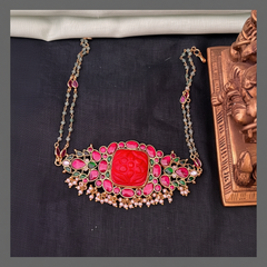 Multicolor Kundan Choker - KN00373