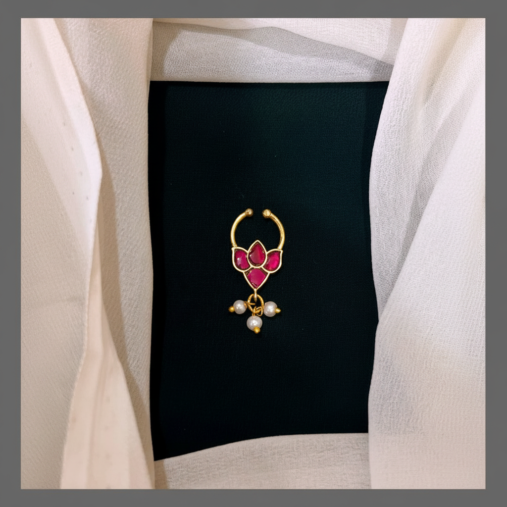 Lotus Nose Ring - NR0046