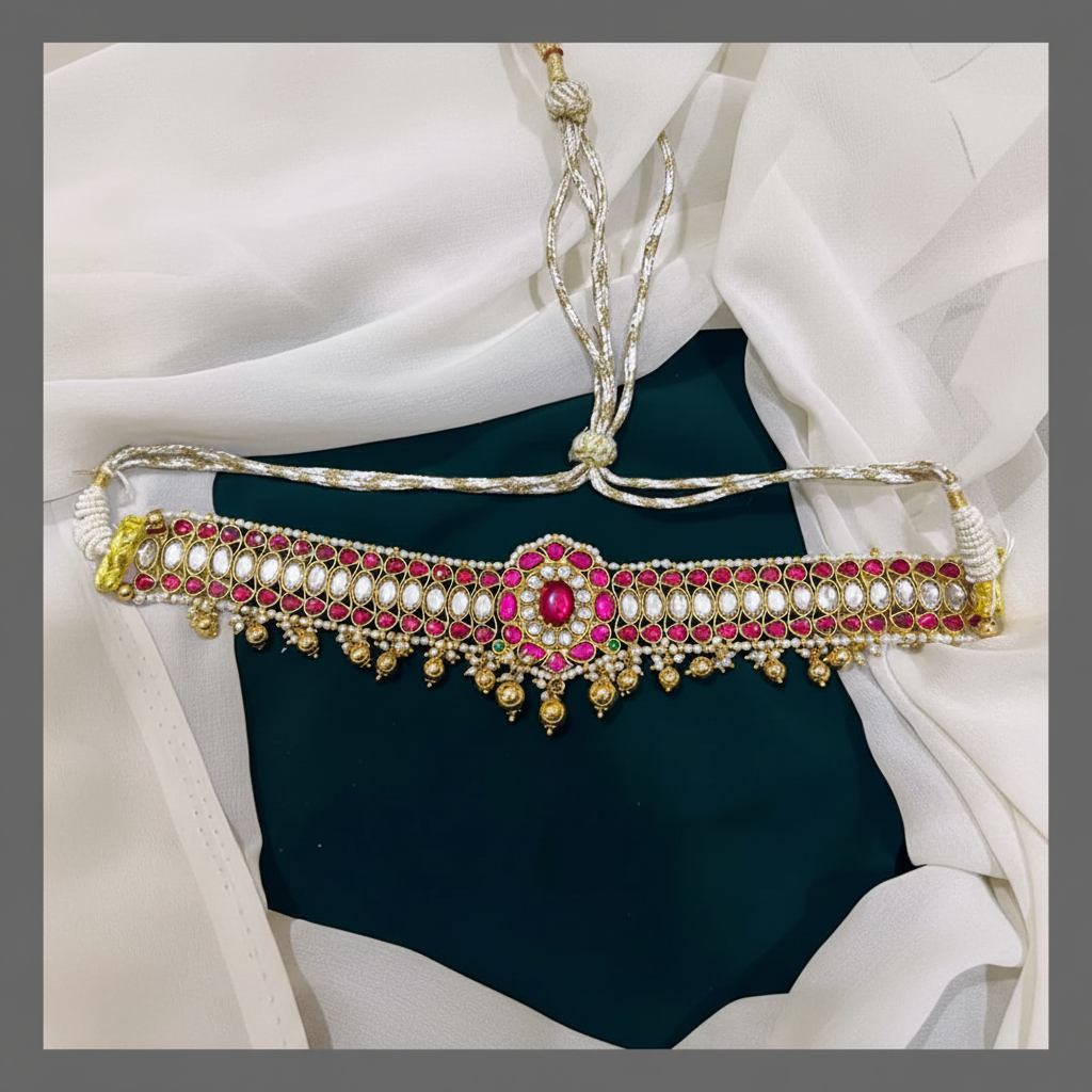 Beautiful Choker In Kundan - KN00414