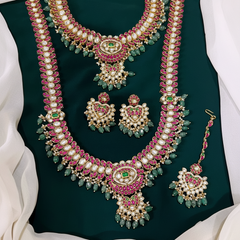 Jadau Bridal Combo Set - BC005