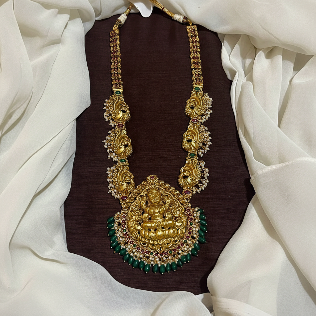 Nakshi Lakshmi Mid Length haram - NH00188