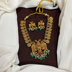 Gandaberunda pendant with Kaasu necklace - NN00943