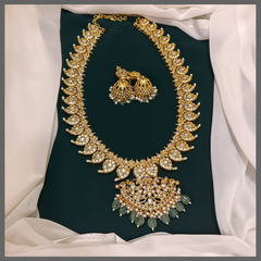 Beautiful Mango Haram With Pearl - NH00193