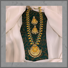 Beautiful Lakshmi Haram In Nakshi - NH00228