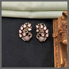 Peacock Earrings In Victorian - VE00230
