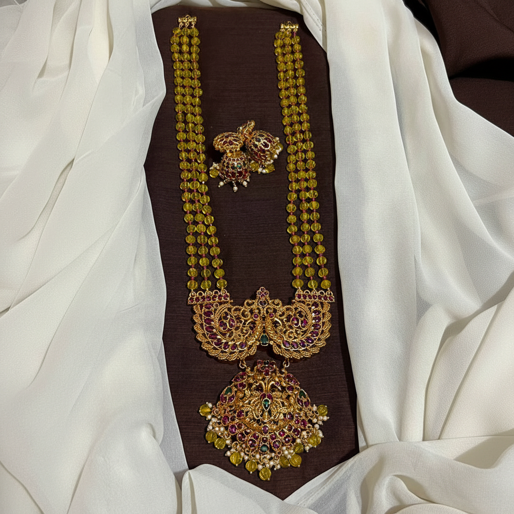 Rani Haram With Beads - PB00608