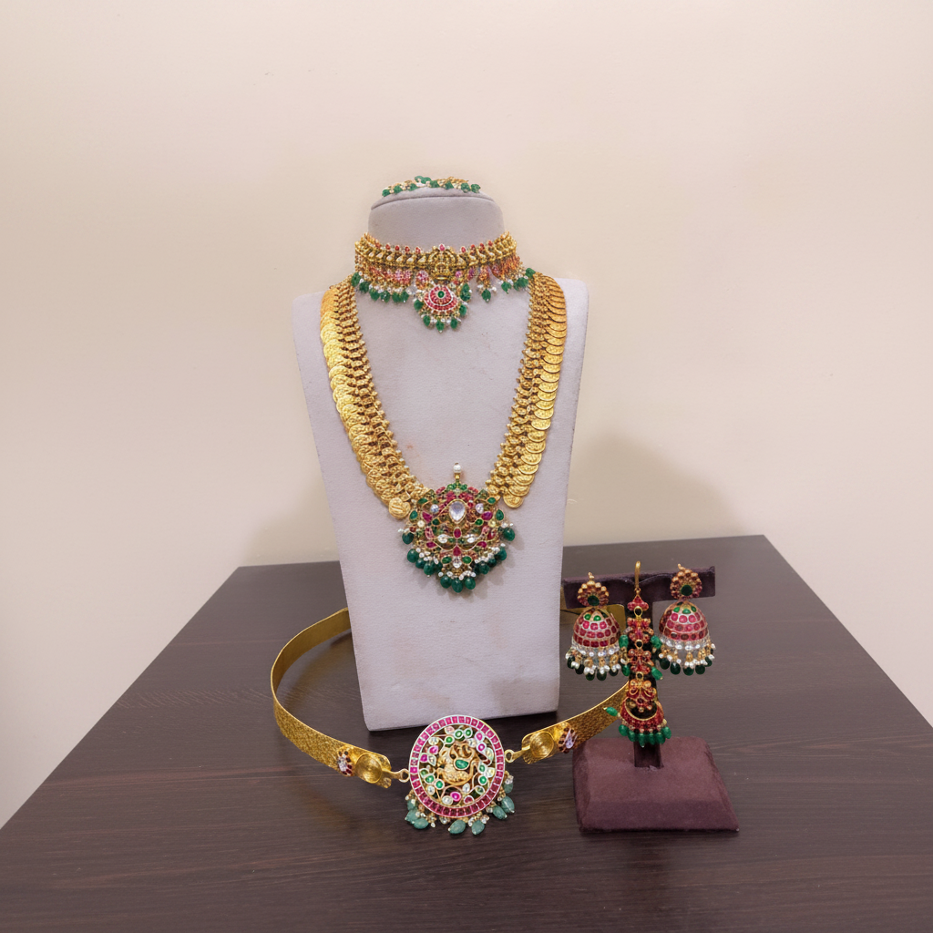 Bridal combo Jadau - BC0012 PRE BOOK 10 days