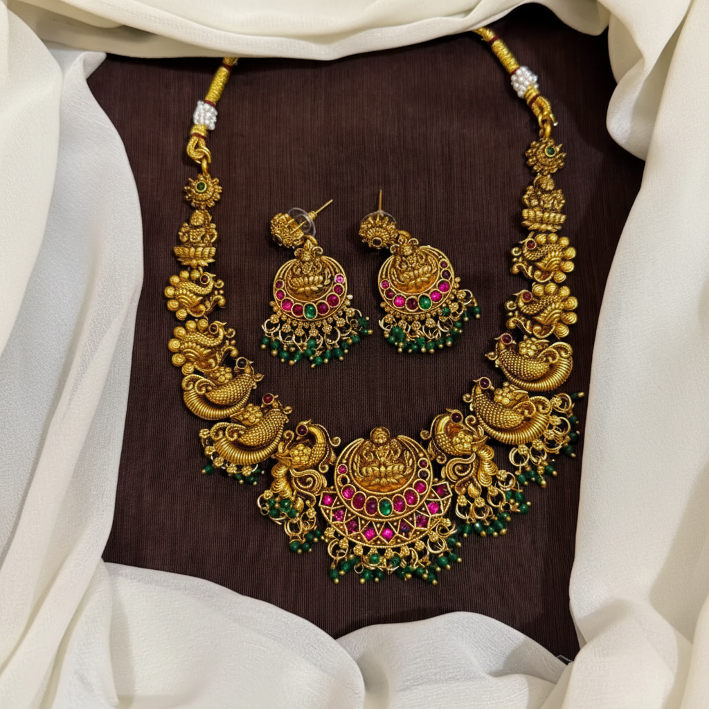 Nakshi Temple Necklace - NN00942
