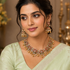 Kempu Lotus Neckalce - NN0058