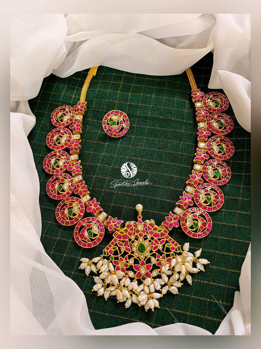 Kundan Bottumala With Earrings - KH005