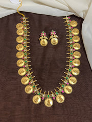 Lakshmi Bottu Kaasu In Gold Polish Mid Length - KH00359