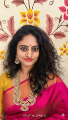 Navarathna Rice Pearl Haram in Kundan - KH00212