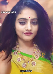 Bottu Haram with Peacock in Kundan - KH00295