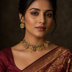 Nakshi Lakshmi Bottu Necklace - NN00851