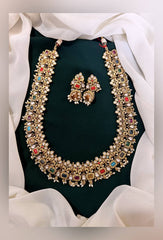Multi Colour Stone Haram in Nakshi - NH00276