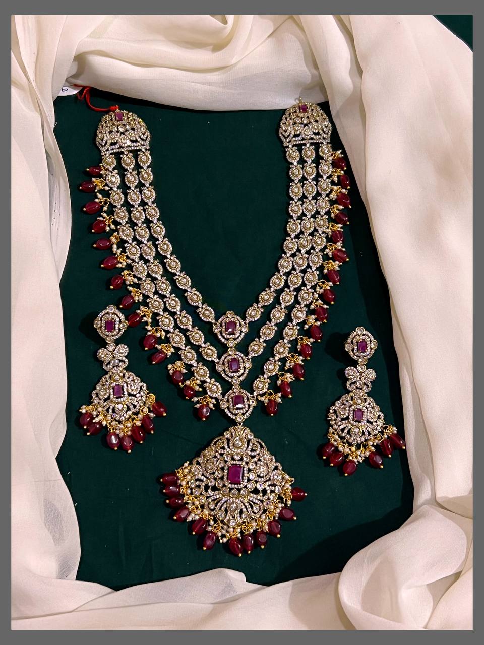 Ruby 3 layer Victorian Haram - VH0050