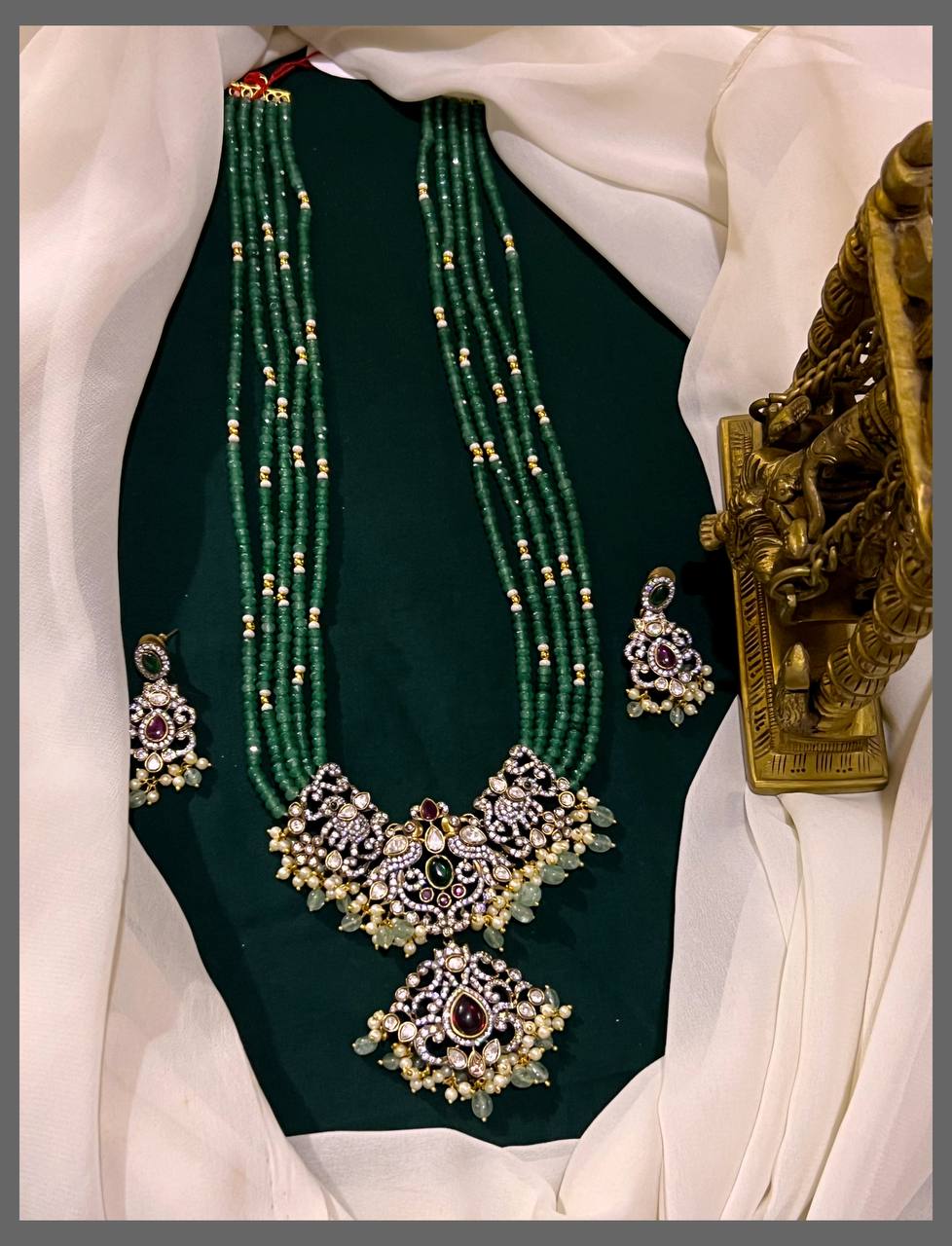 Pearl with Victorian Pendent - PB00152