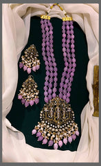 Violet Pearl Haram with Victorian Pendent - PB00143