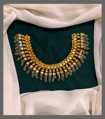 Jilebi Necklace in kundan - KN00493