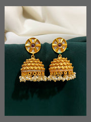 Jhumki Earring in Nakshi - NE00341