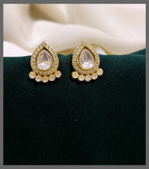 Ruby stud Earring in Nakshi - NE00342