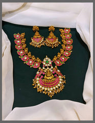 Mango Chain with Lakshmi Pendent Necklace - KN00266