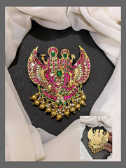 Lord Vishnu Kundan pendent - KP00141