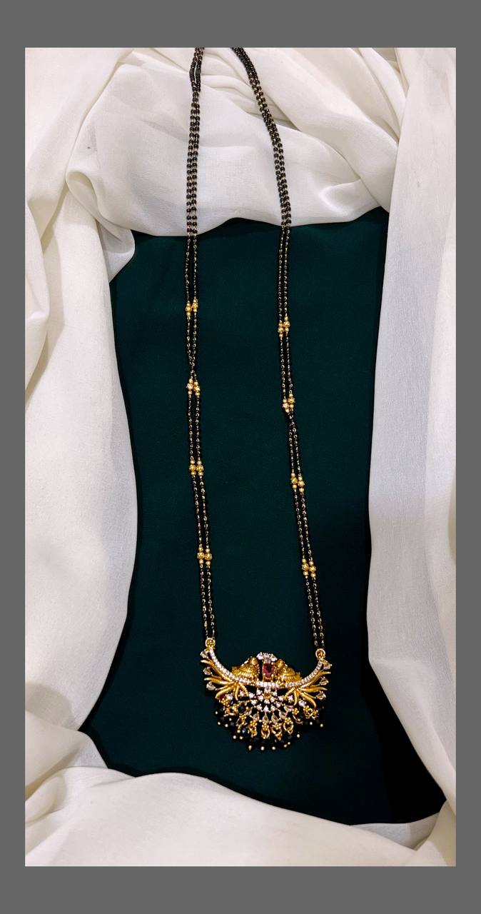 Black Beads with Pendent Haram  - BD0046