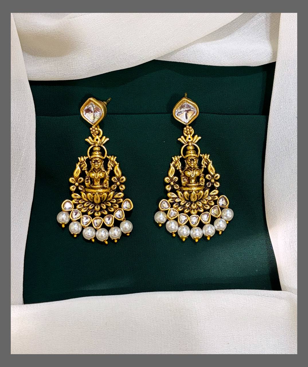 Lakshmi Earring in Nakshi - NE0180