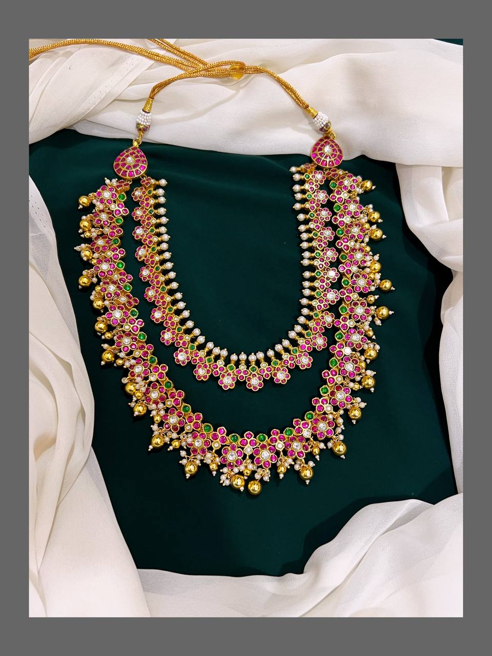 Multi Double layer Kundan Haram - KH00211