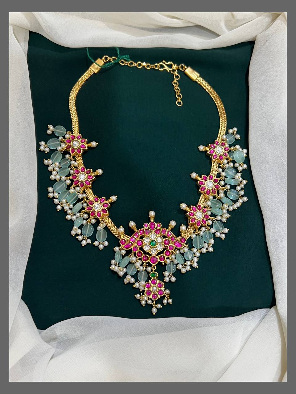 Ruby Necklace in Kundan - KN00295