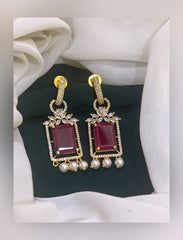 Hanging Earring in Nakshi - NE0193