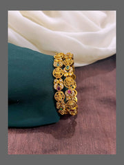 Small Peacock and Lakshmi in Bangle - BG0099