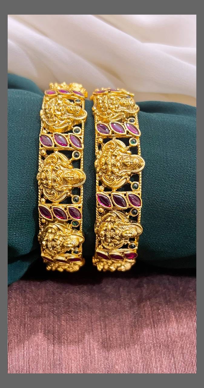 Lakshmi Ruby Bangle - BG00111