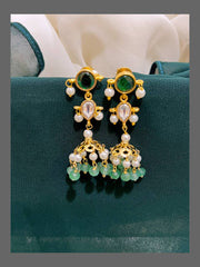 Elegant Small Jhumki Earring In Nakshi - NE00209
