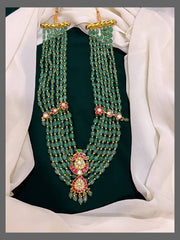 Green Pearl with Side Pendent - PB0031